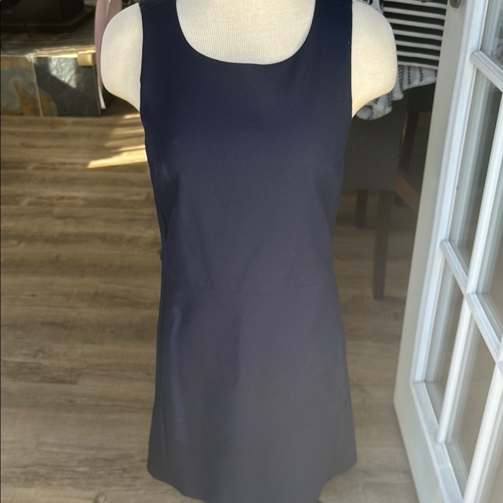 Elegant Navy Gap  Sleeveless Dress 👗 with pockets